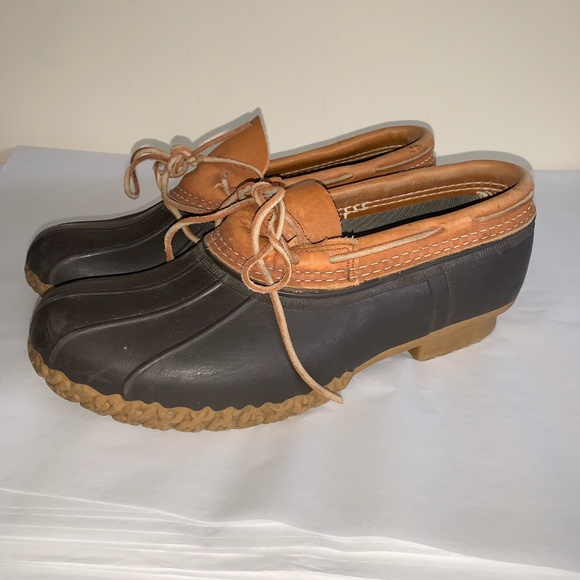 L.L.BEAN Mens Rubber Moc 9 Wide - Picture 1 of 6